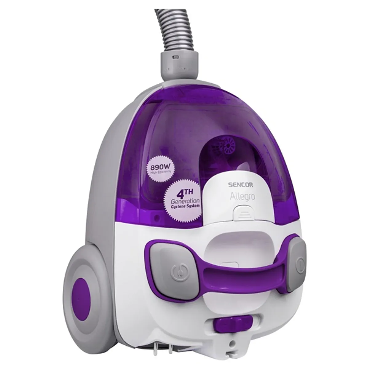 Sencor SVC 512VT-EUE2 lila-szürke porzsák nélküli porszívó #5