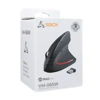Sbox VM-065W 4D 2,4GHz fekete vezeték nélküli vertikális egér #6
