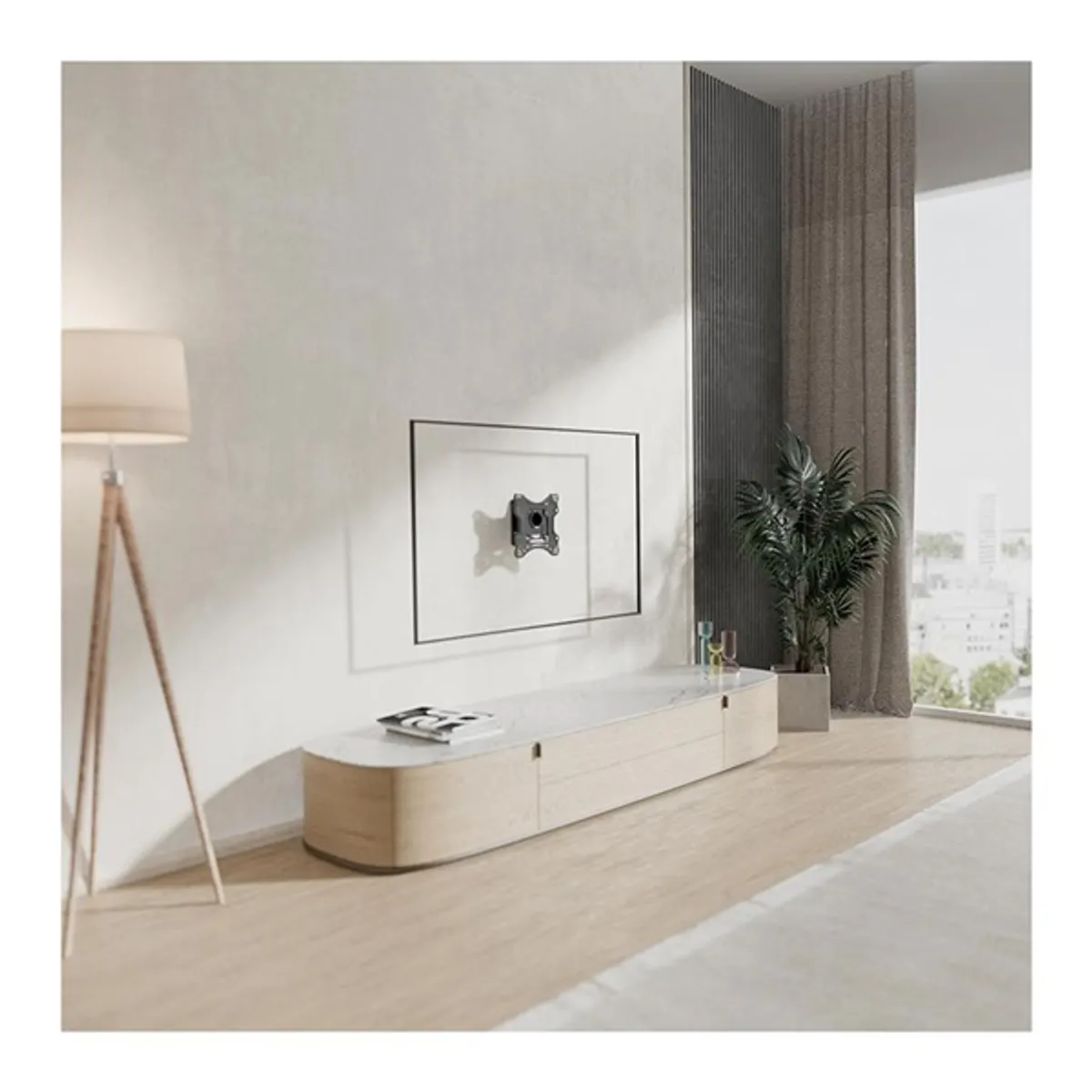 Stell SHO 7500 23"-42" VESA 200x200 dönthető fali konzol #7