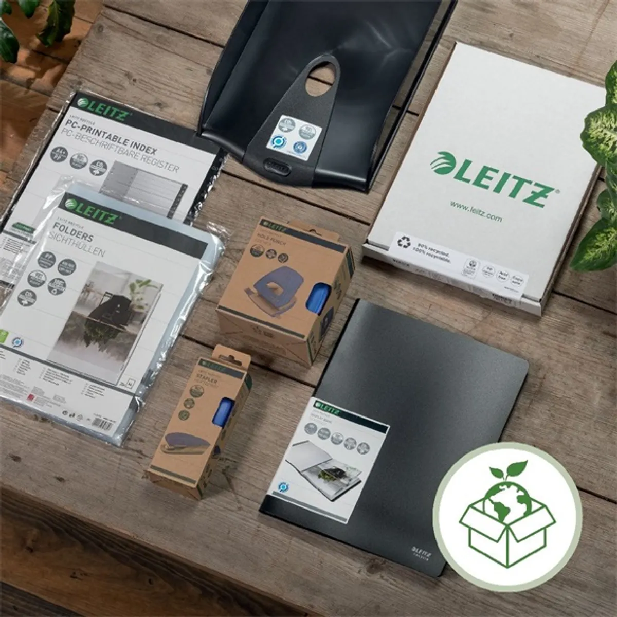 Leitz Recycle A4 karton fekete gyorsfűző #8