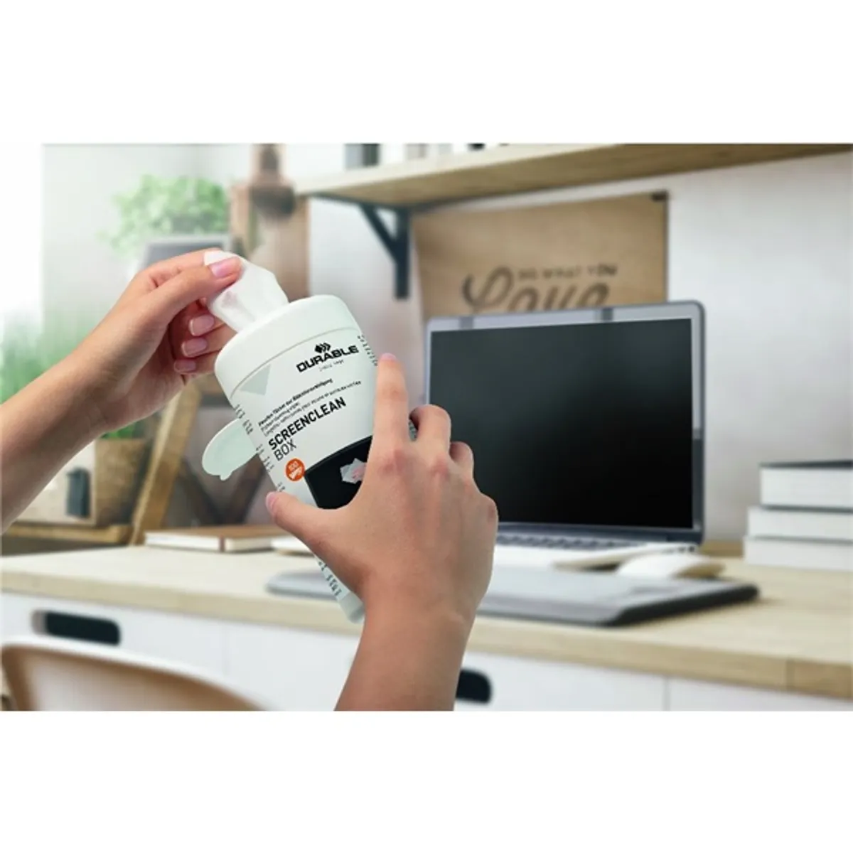 Durable SCREENCLEAN BOX 100 monitor tisztító kendő #4