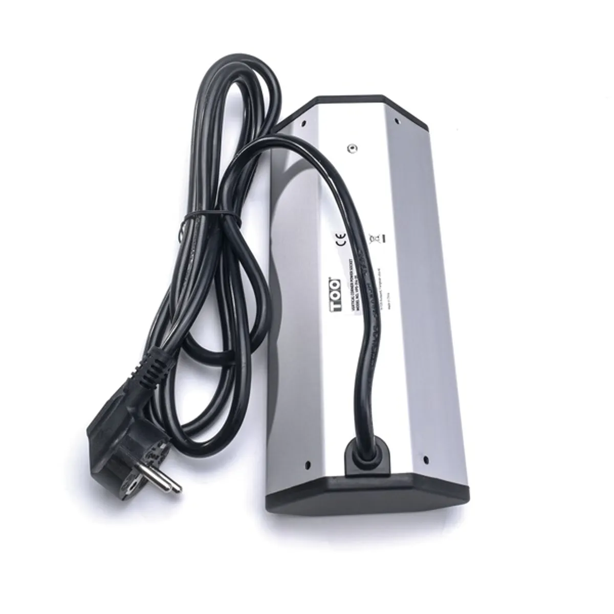 TOO VPS-314-3S IP20, 3x 2P+F, ezüst asztalra rögzíthető elosztó #3