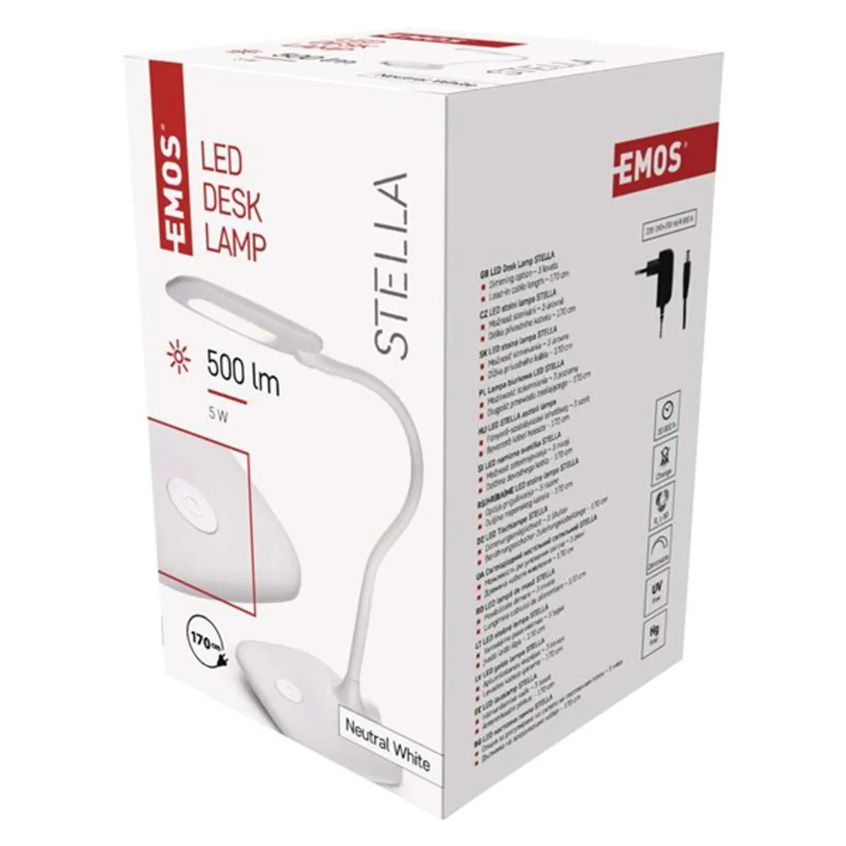 Emos Z7602W LED Stella fehér asztali  lámpa #5