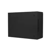 Lanberg 19" 4U+3U SZÉL:540mm MÉLY:200mm MAG:400mm fémajtós fekete fali rack szekrény #10