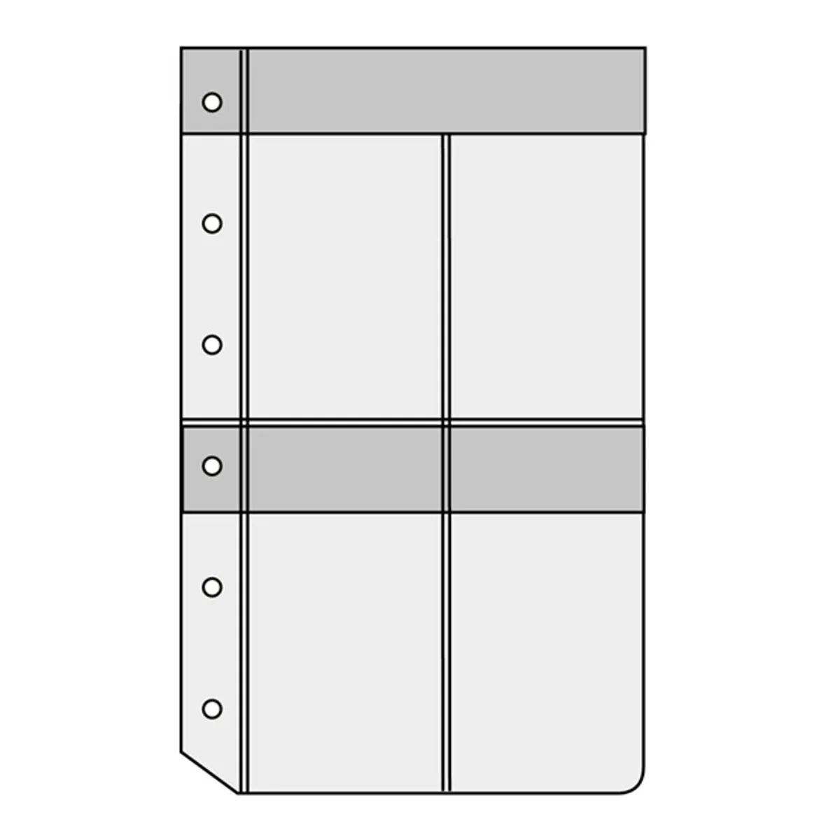 Kalendart Saturnus L335 névjegykártyatartó gyűrűs naptár kiegészítő #1