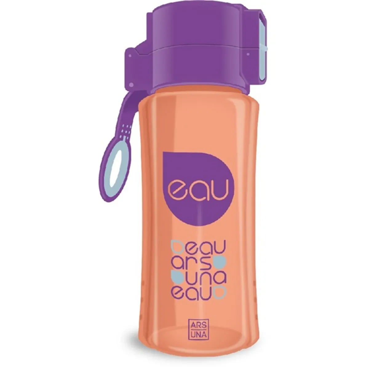 Ars Una EAU 450ml-es 5075 lila/narancssárga kulacs #1