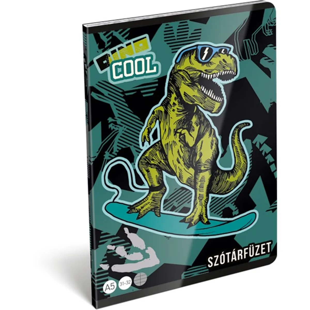 Lizzy Dino Cool 22971199 FSC A5 31-32 tűzött szótár füzet #1