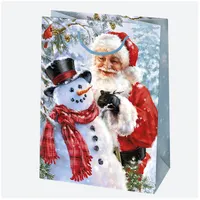 IRIS Karácsonyi ajándéktasak, 345x480x130 mm, különböző színekben és mintával #3