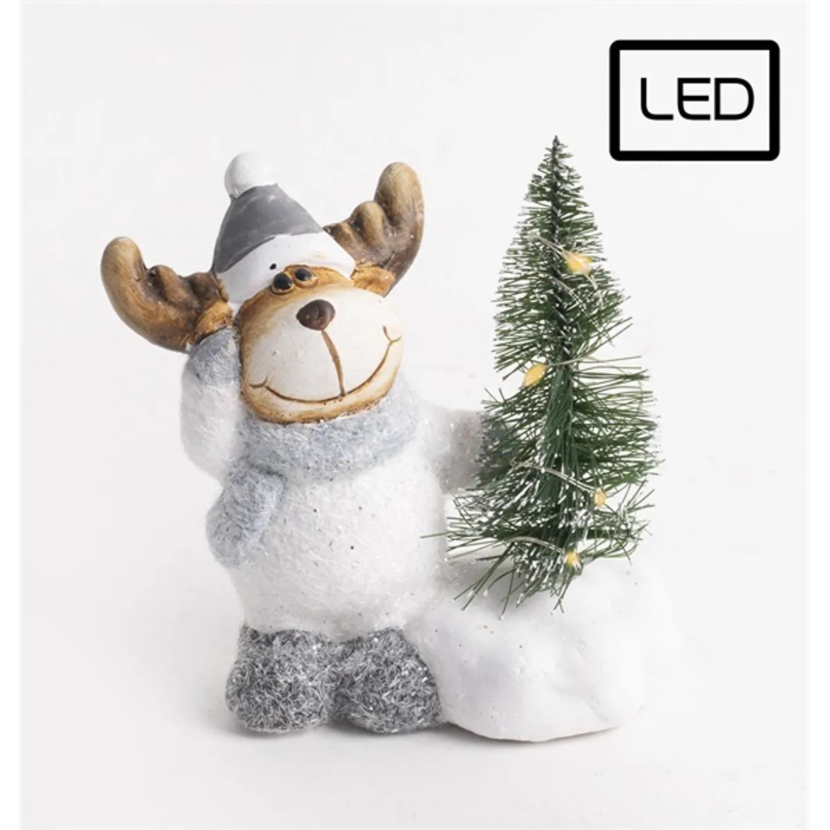 IRIS rénszarvas fenyőfával leddel 11 cm #1