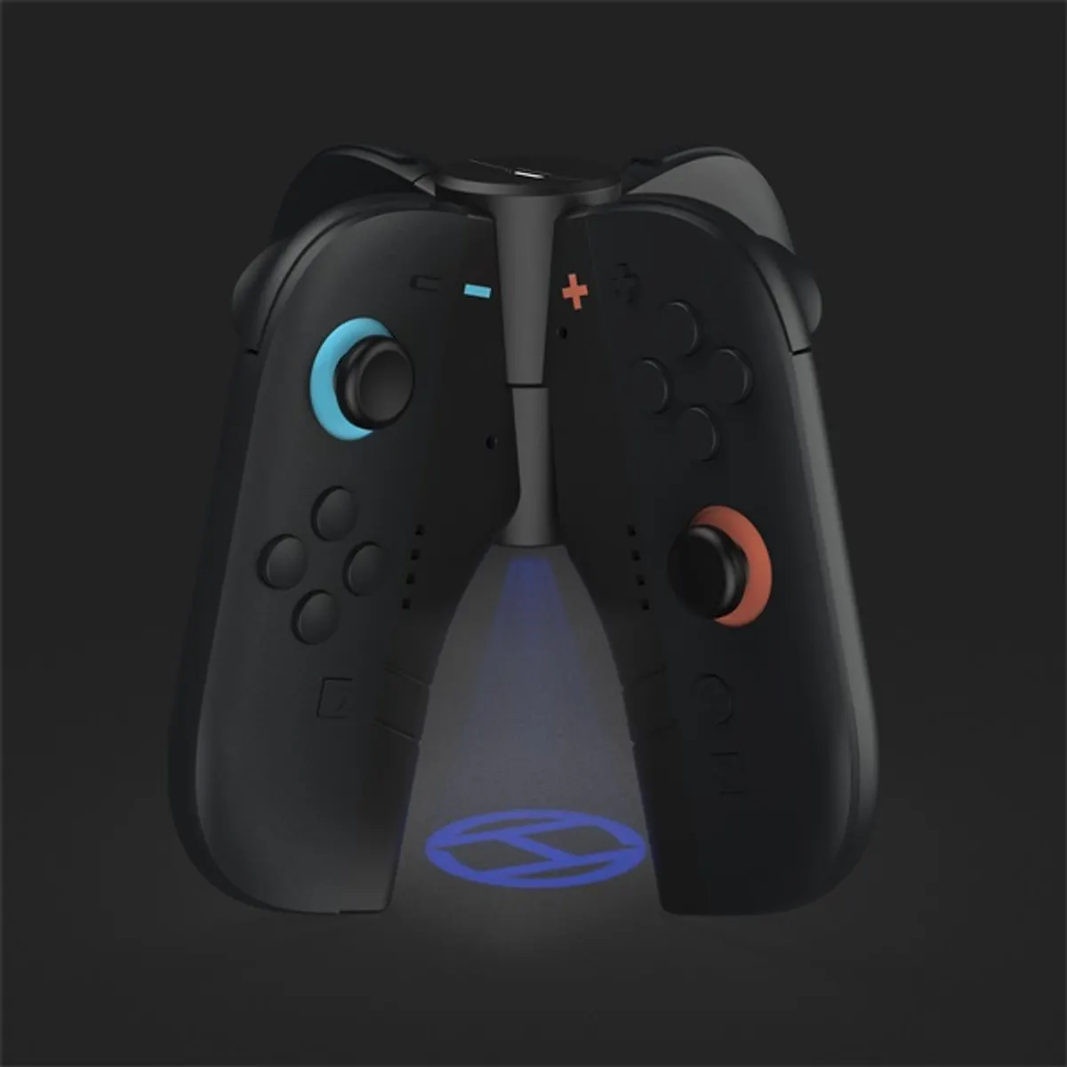 Hyperkin M07725 UltraBeam II Nintendo Switch 2 Joy-Con projektoros fekete töltőmarkolat #7