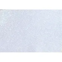 Kreatív 20x30cm öntapadós 2mm glitteres fehér dekorgumilap