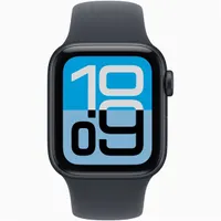 Apple Watch SE3 Cellular (40mm) éjfekete alumínium tok, éjfekete S/M sportszíjas okosóra #2