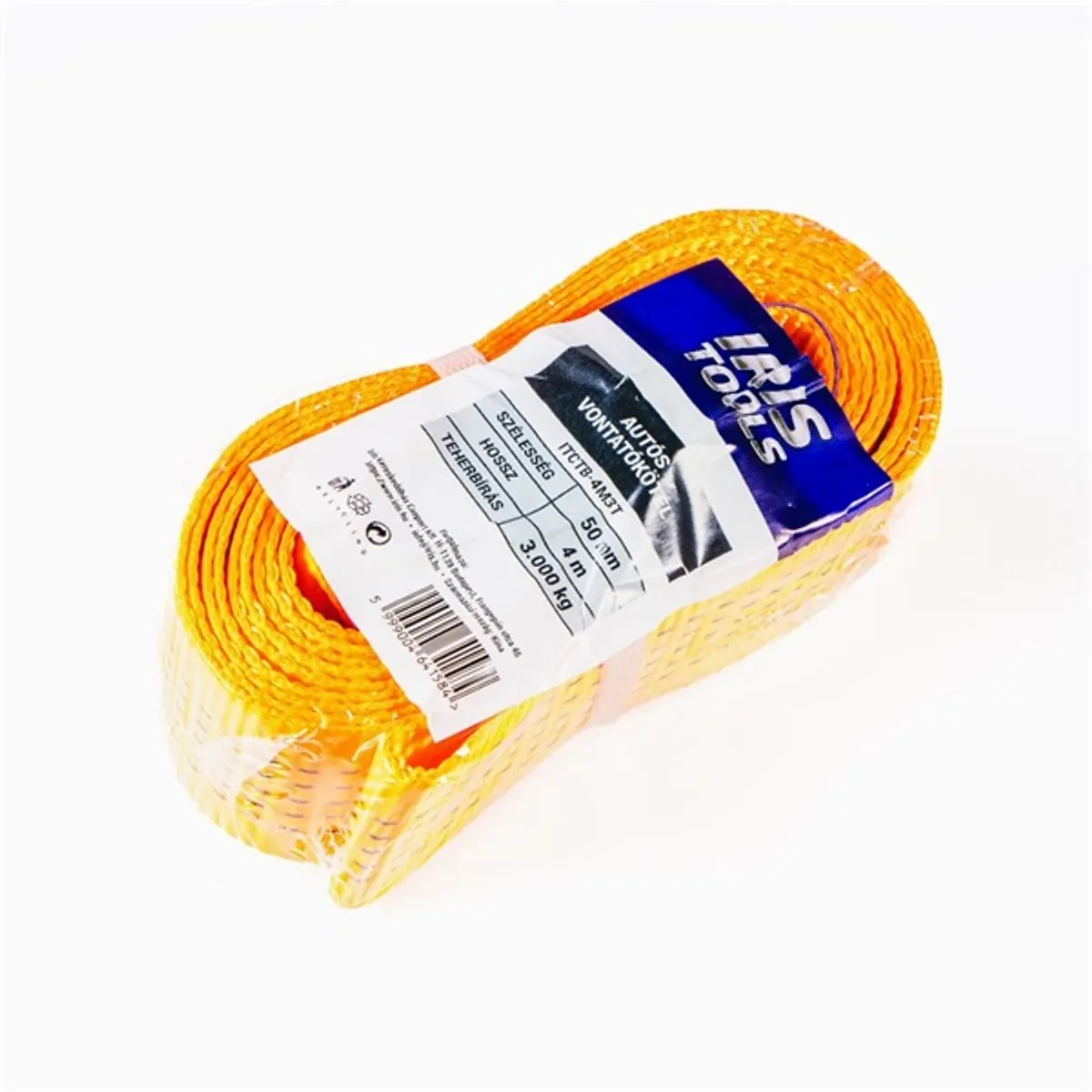 IRIS TOOLS ITCTB-4M3T autós vontatókötél 3.000 kg, 4 m, 50 mm #1