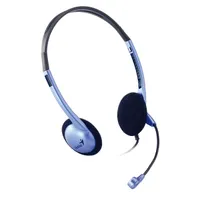 Genius HS-02B PC vezetékes kék headset #2
