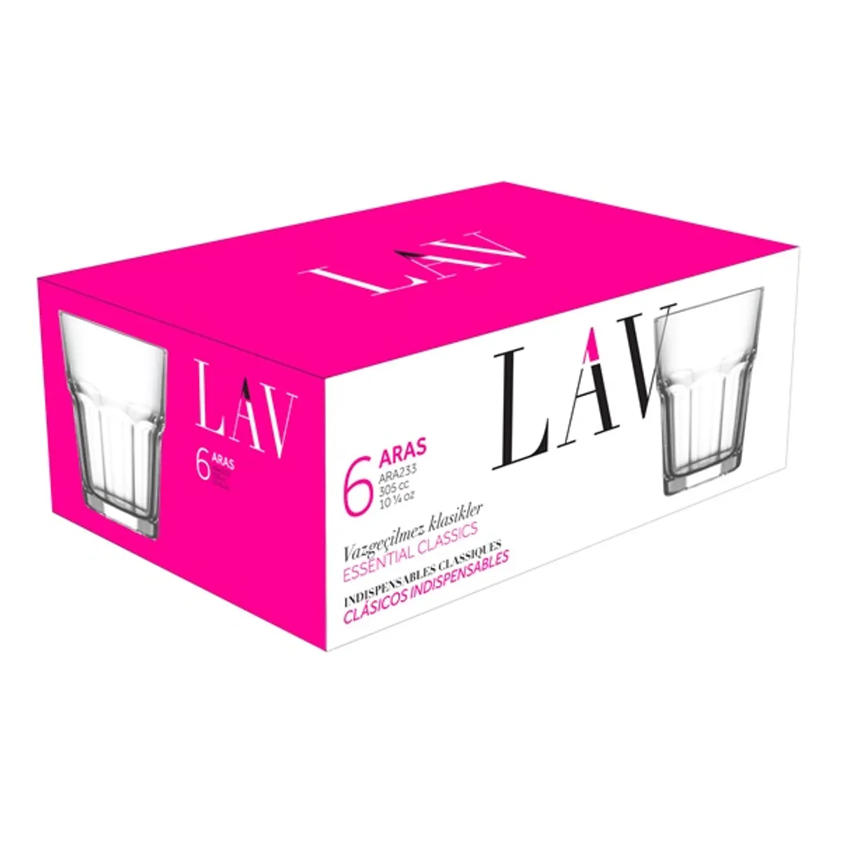 LAV Aras Whisky 305ml whiskys szett 6 darabos LV-ARA233F #1