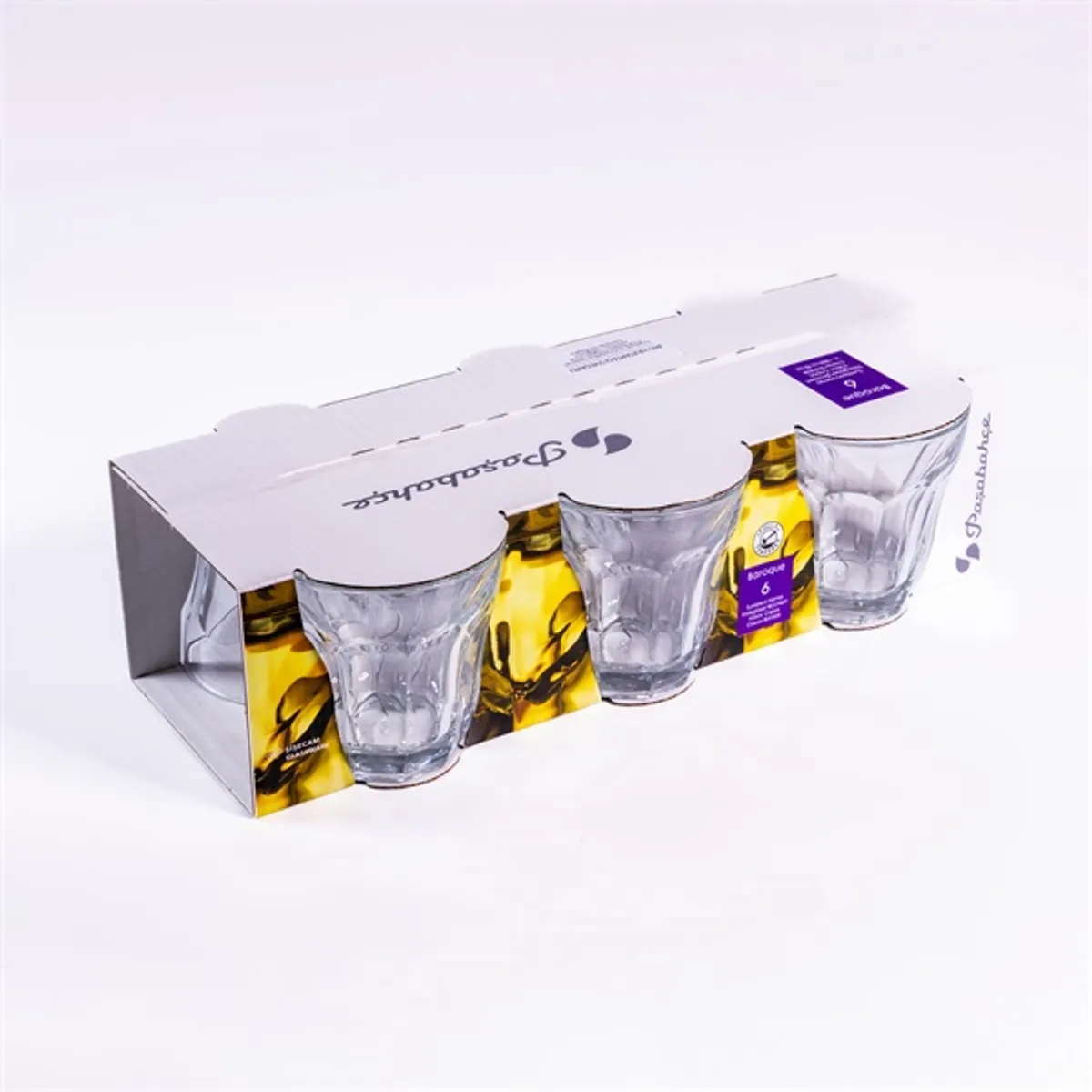 PASABAHCE Baroque Water 300ml vizes pohár szett 6 darabos 52674 #2