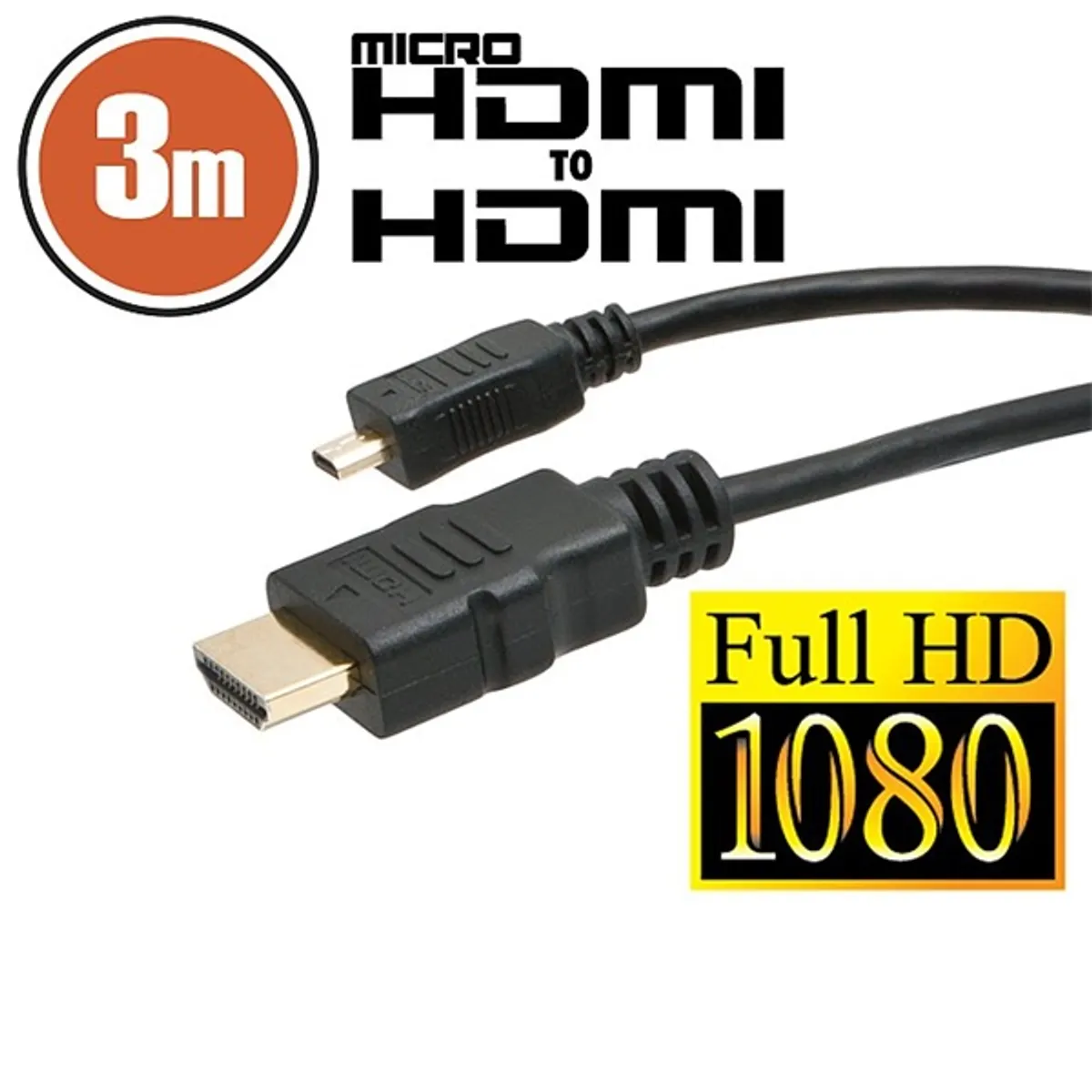 Delight 3m 1.3b HDMI - micro HDMI kábel #2