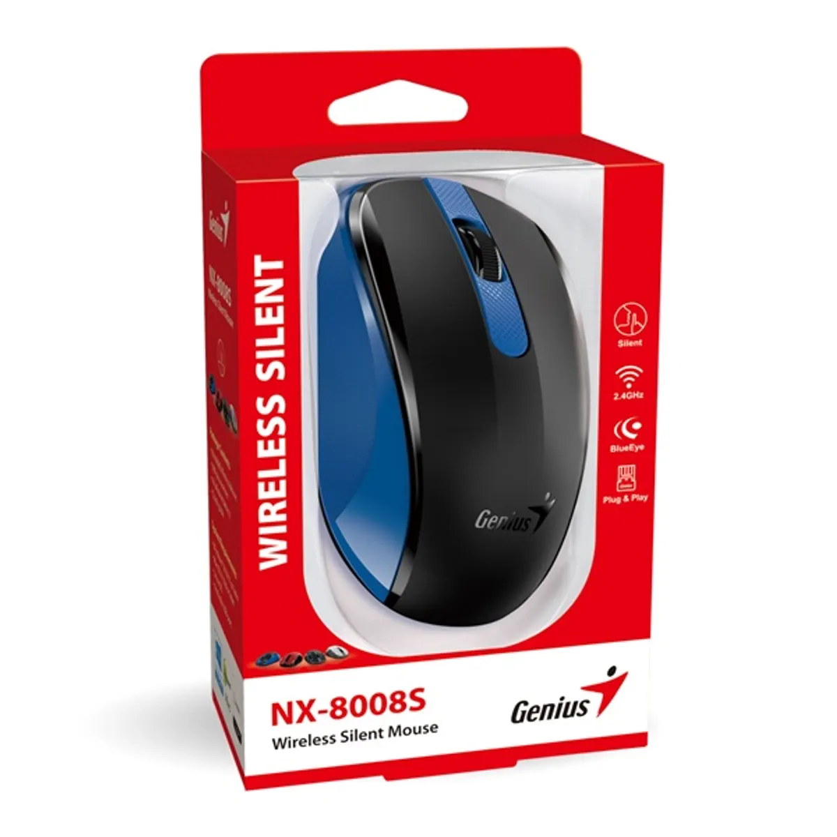 Genius NX-8008S kék vezeték nélküli egér #5