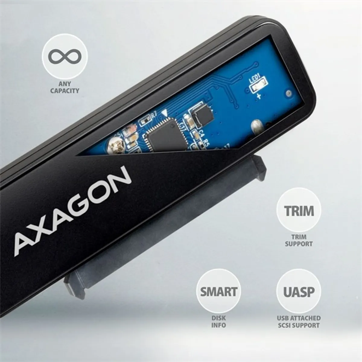 Axagon ADSA-FP2A Slim Adapter Pro USB-A 5GBPS 2,5" SSD/HDD adapter #5