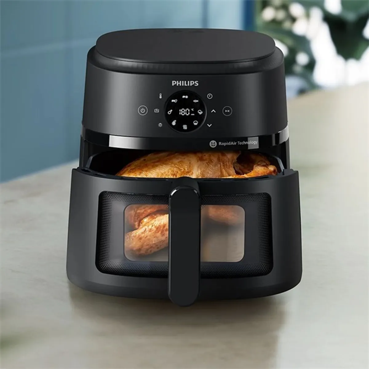 Philips Airfryer 2000 XL NA230/00 fekete 6,2 L forrólevegős sütő #2