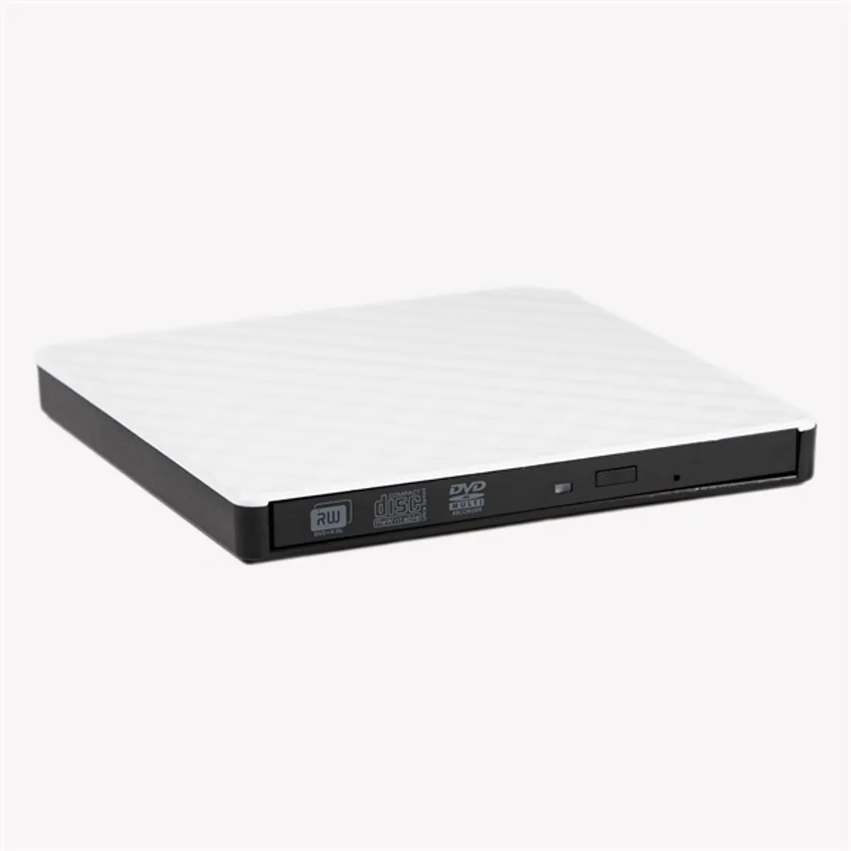 IRIS SQUARE EXTERNAL külső DVD író, USB 3.0, Read/write:CD/VCD/DVD, tálcás, DVD-RW, fehér-fekete #1