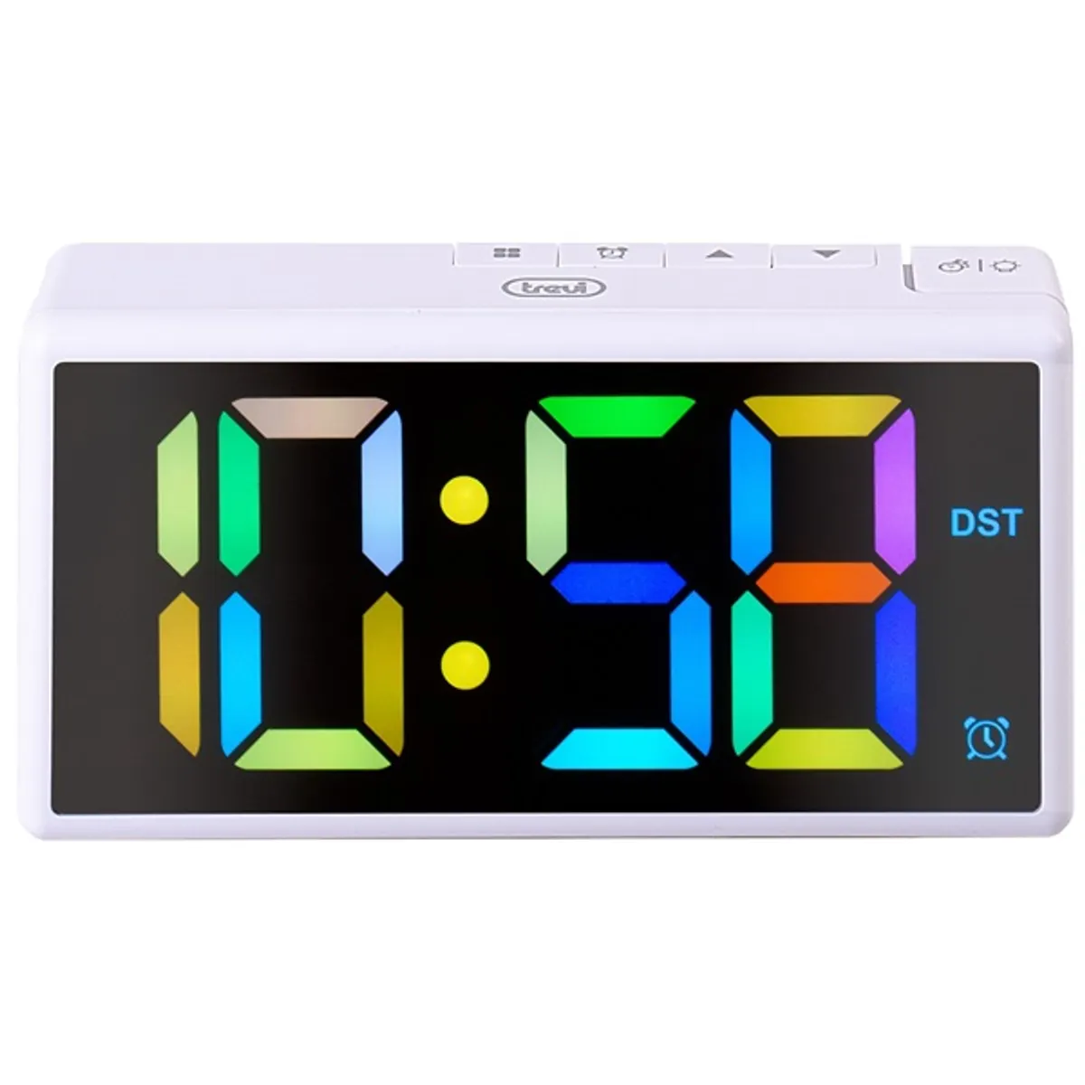 Trevi EC 886 White digitális fehér ébresztőóra #2