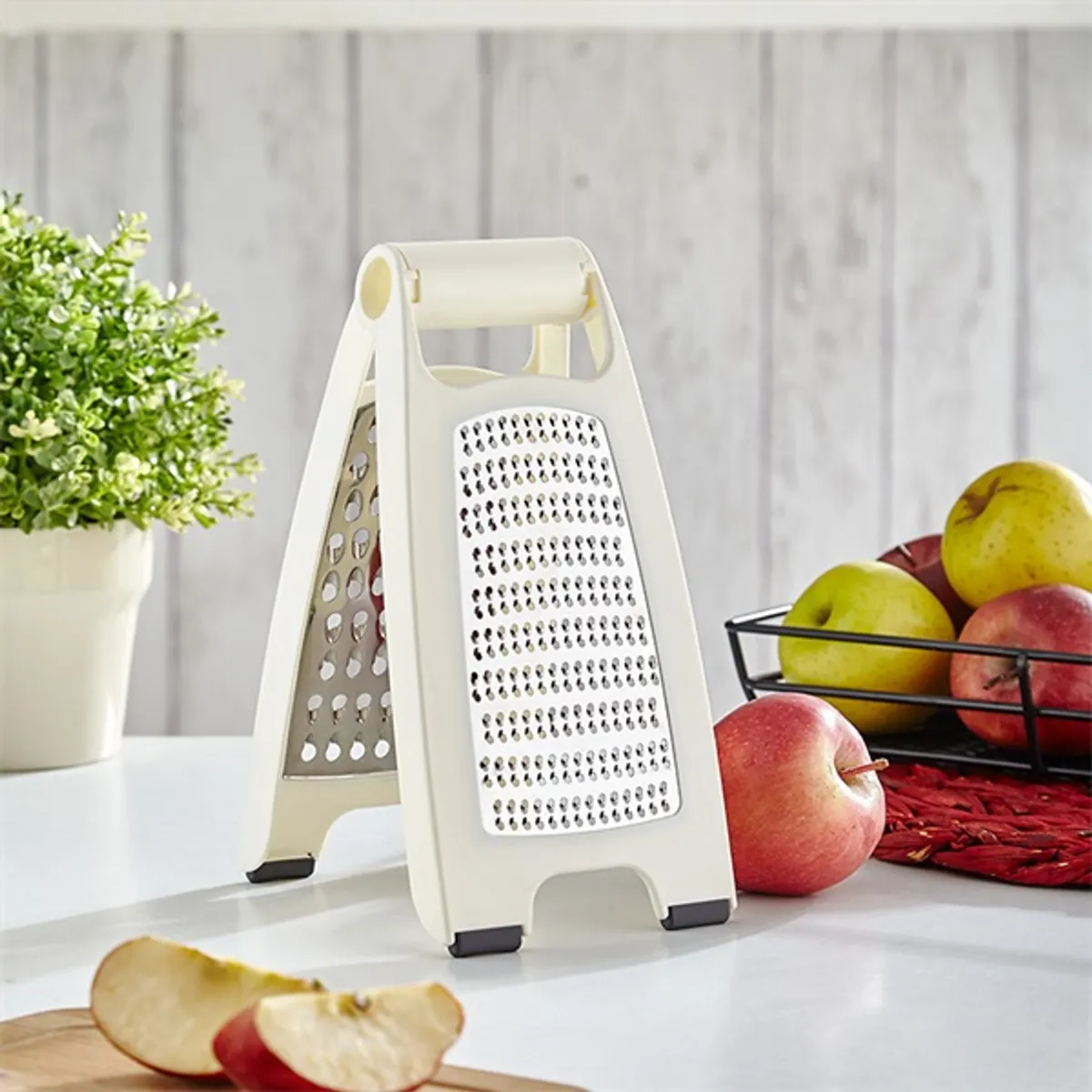 IRIS L-00738 Twin kétoldalú reszelő, ecru vagy fekete színű #3