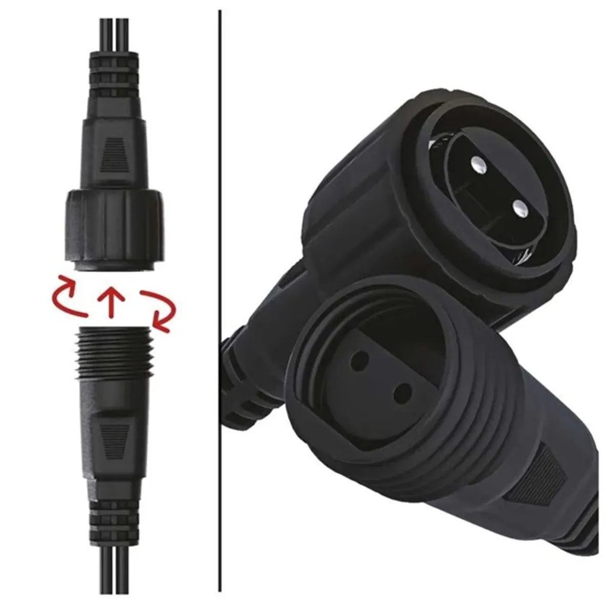 Emos D1DW01 1,5x2 m kültéri meleg fehér Standard LED sorolható karácsonyi füzér háló #5