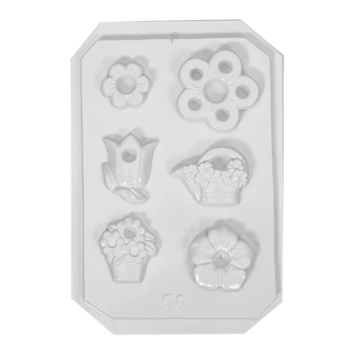 Pentart Felakasztható virágok gipszkiöntő forma #1