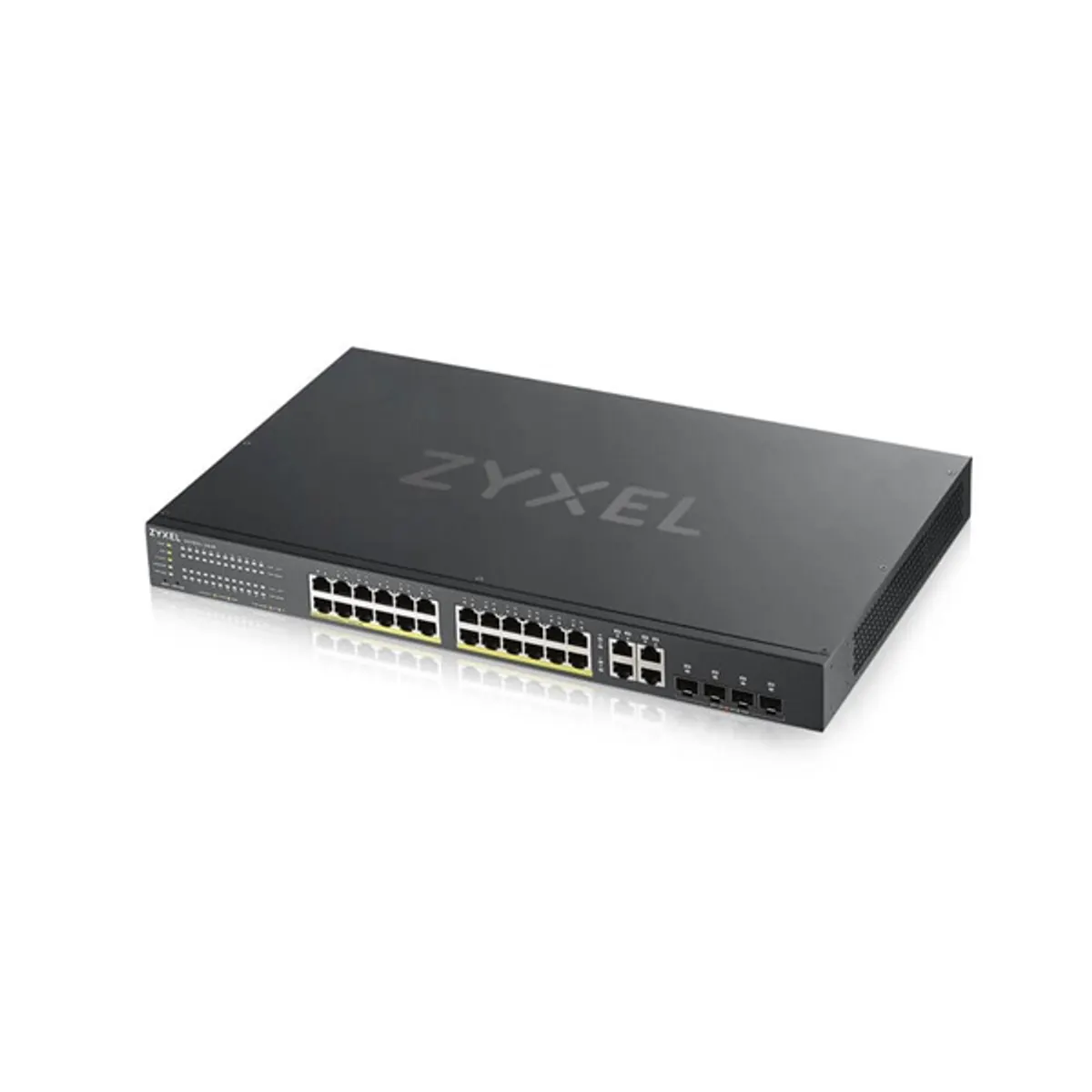 ZyXEL GS1920-24HPv2 28port GbE LAN PoE (375W) 4x GbE SFP/RJ45 Combo port L2 menedzselhető PoE switch #4