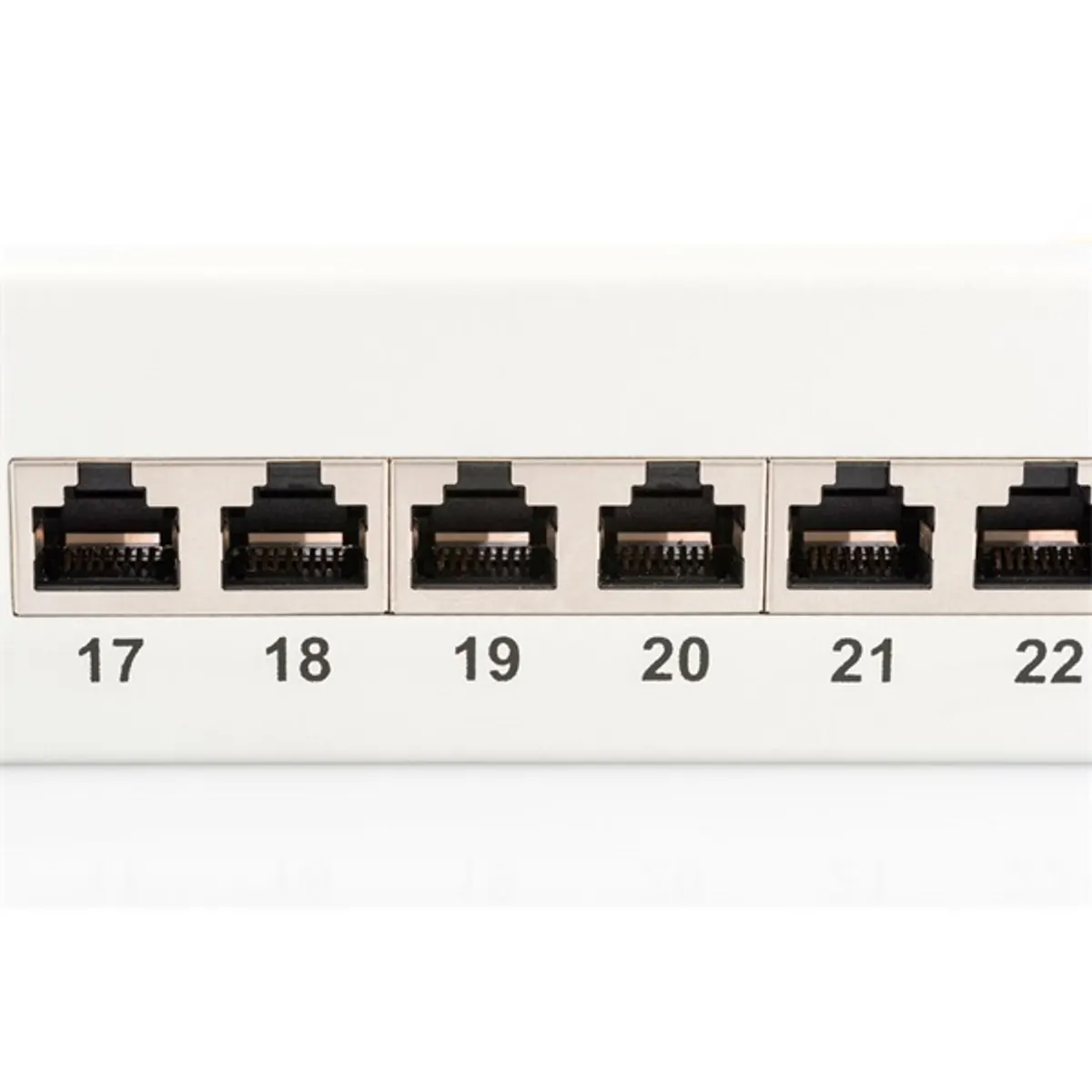 DIGITUS 19" 1U 24port Cat.6 kompakt szürke árnyékolt Patch Panel #2