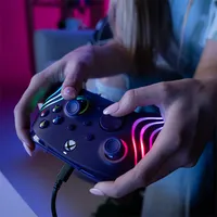 PDP 049-024-PR Afterglow Wave Xbox Series X|S/Xbox One/PC vezetékes RGB LED lila kontroller #7