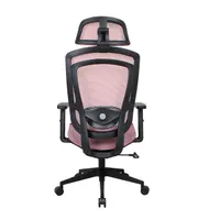 IRISOffice Nimbus piros ergonómikus, szövet-hálós irodai forgószék fej és háttámasszal #4