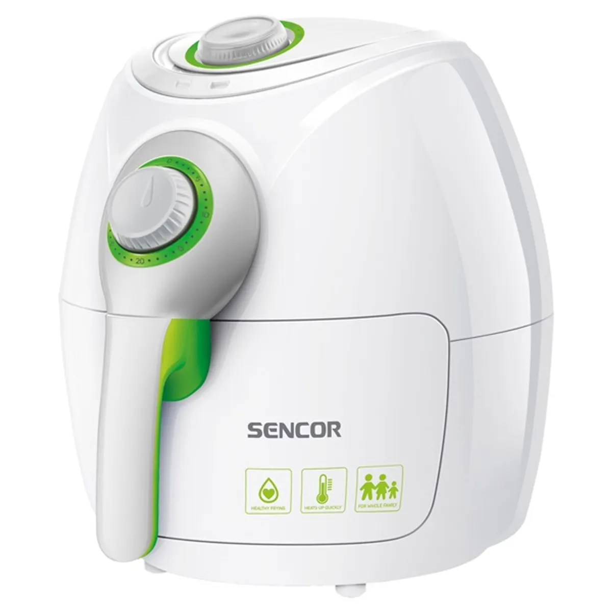 Sencor SFR 3220WH fehér 2,6 L forrólevegős sütő #1