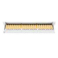 DIGITUS 19" 1U 24port Cat.6 kompakt szürke árnyékolt Patch Panel #6