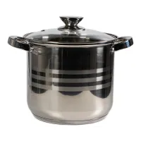 TOO LP-7171-5L prémium rozsdamentes edény  5,6 liter fazék/lábas+fedő 20 x 18cm #1