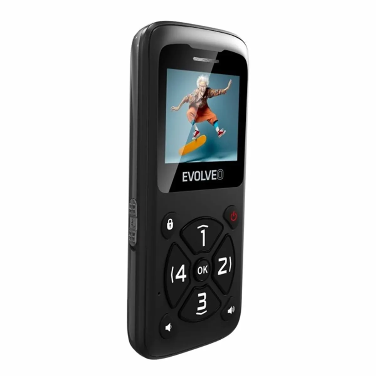 Evolveo EasyPhone ID 1,77" fekete mobiltelefon #2