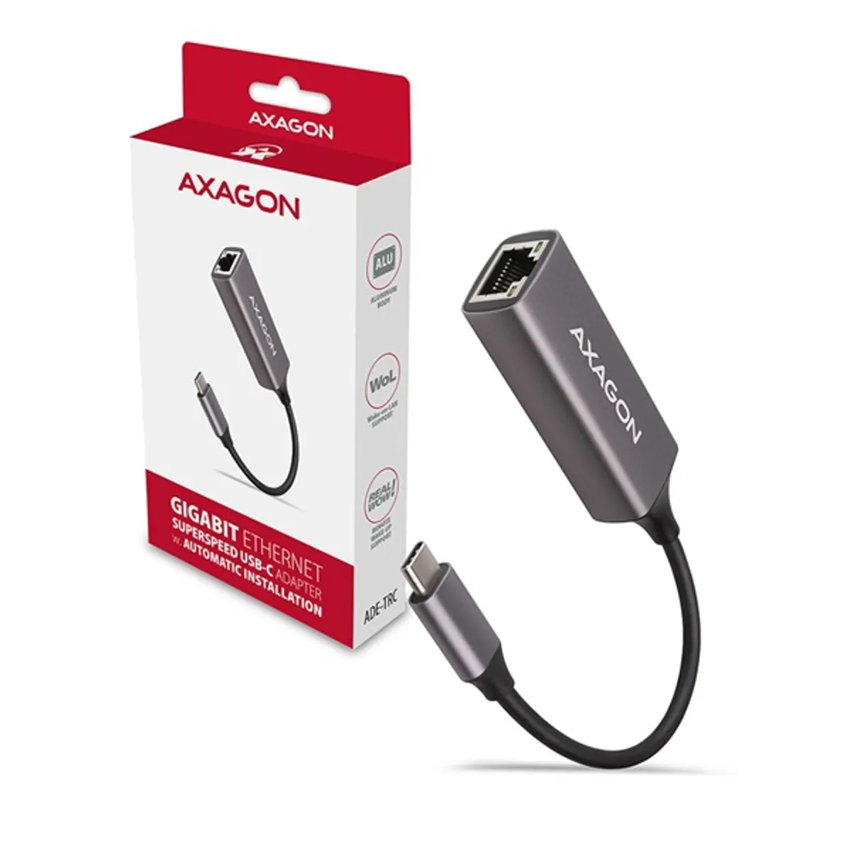 Axagon ADE-TRC Type-C USB 3.2 - Gigabit Ethernet adapter #6