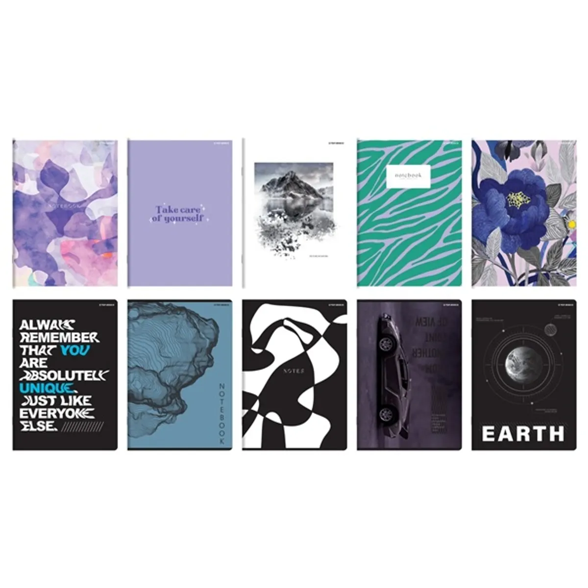 Top 2000 MegaMix A5 60 lap matt sima füzet #1