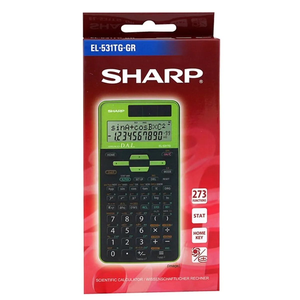 Sharp EL-531TGGY 273 funkciós tudományos számológép #1