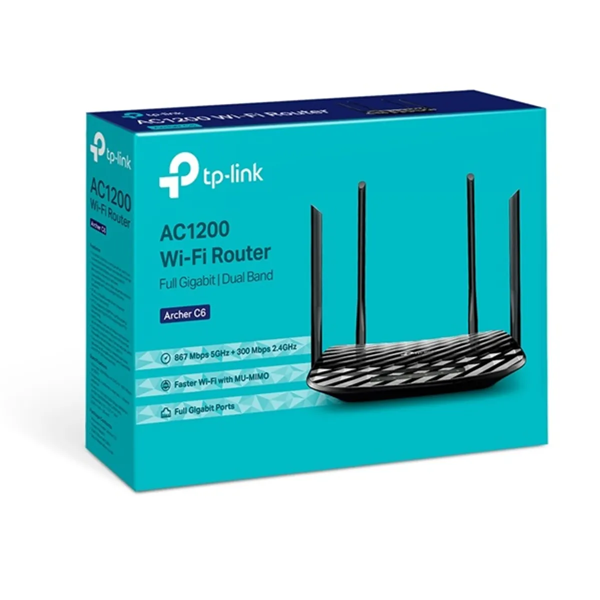 TP-Link Archer C6 C1200 MU-MIMO Vezeték nélküli Gigabit router #4