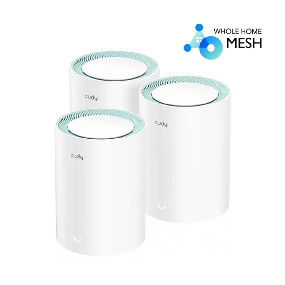 CUDY M1300(3-Pack) kétsávos AC1200 WIFI MESH fehér gigabit router (3db-os szett) #1