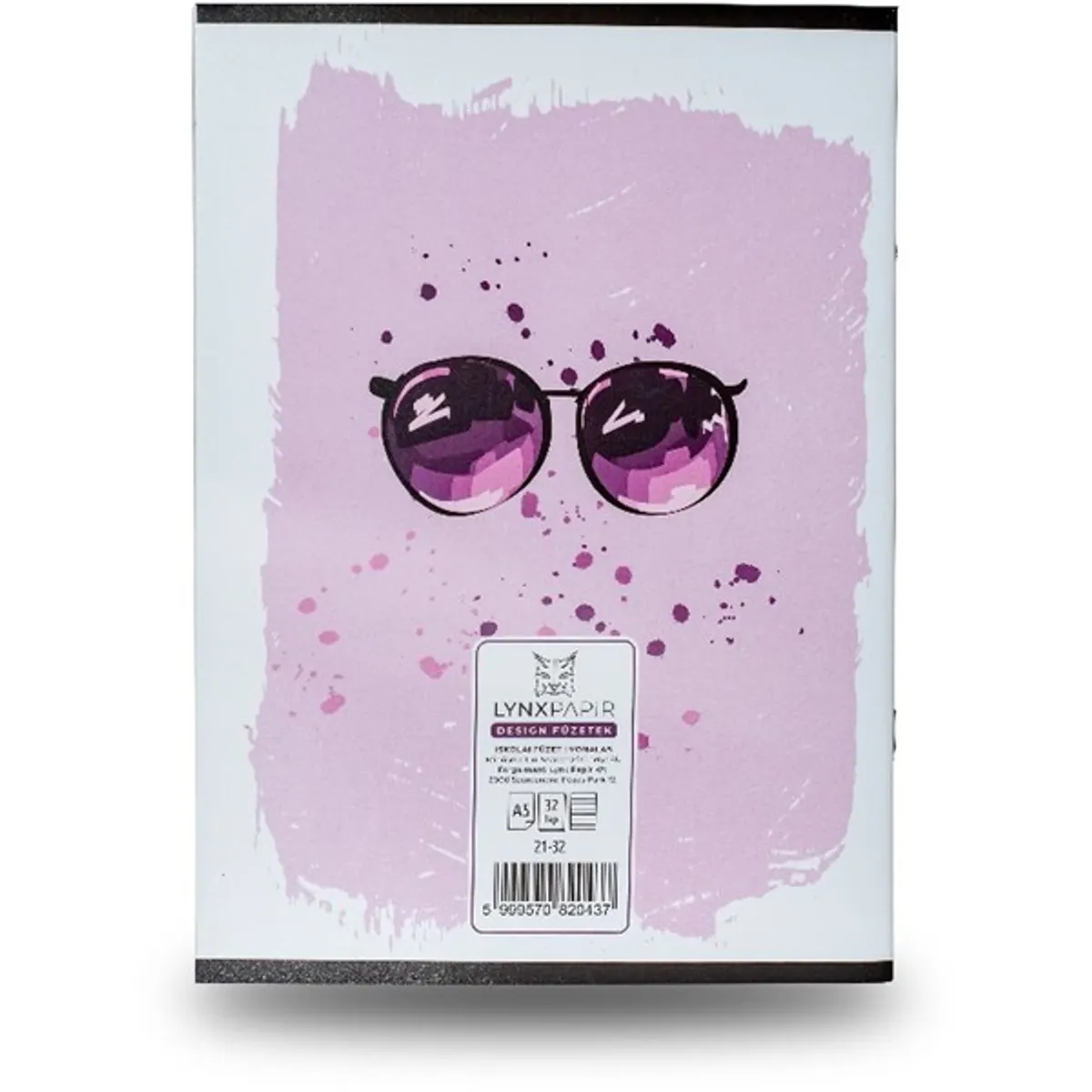 Design Style A5 vonalas 21-32 iskolai tűzött füzet #3