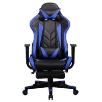Iris GCH200BK fekete / kék gamer szék #1