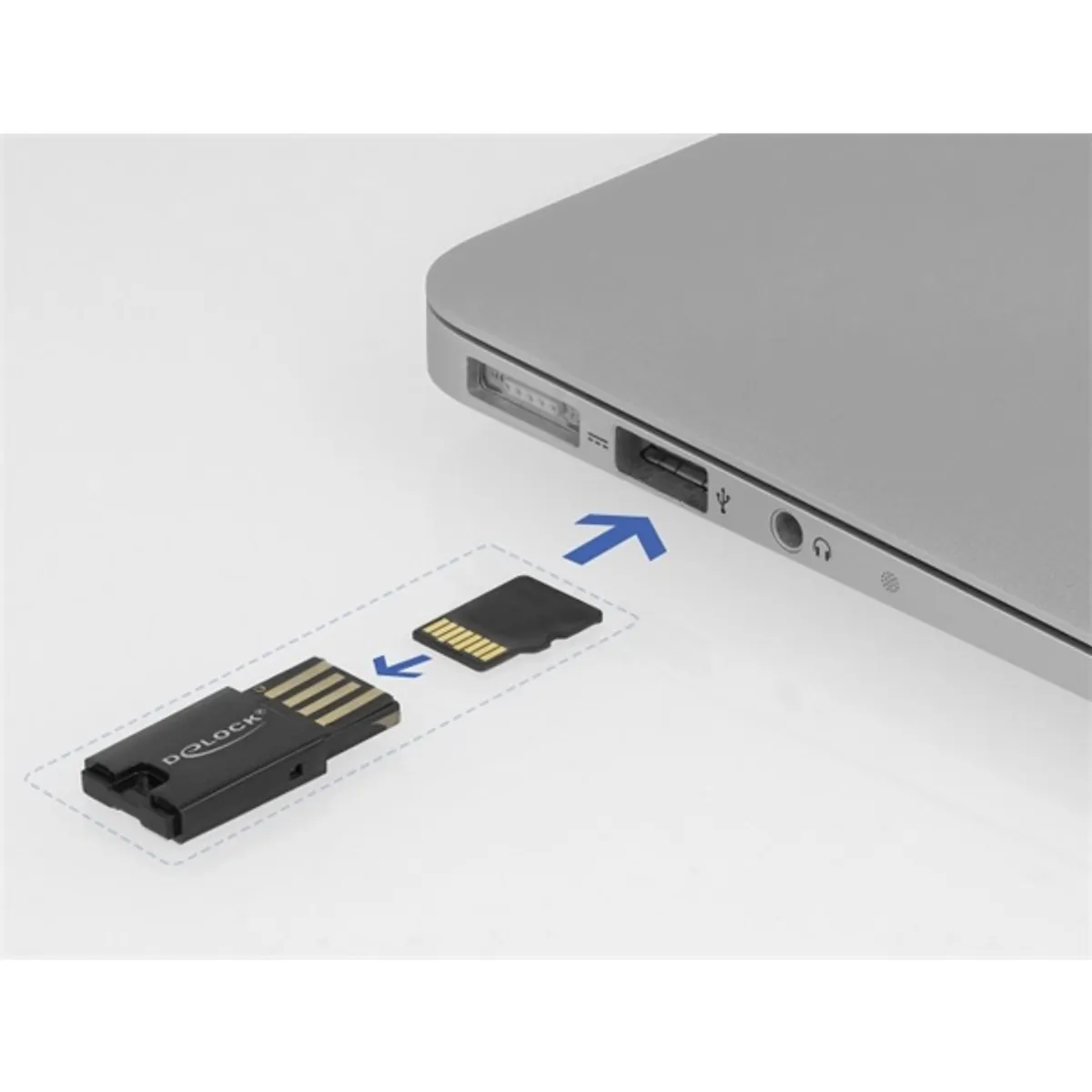 Delock 91603 Micro SD memóriakártyákhoz USB 2.0 kártyaolvasó #5