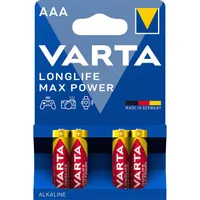 VARTA 4703101404 Max Tech AAA alkáli mikroceruza elem 4db/bliszter #2