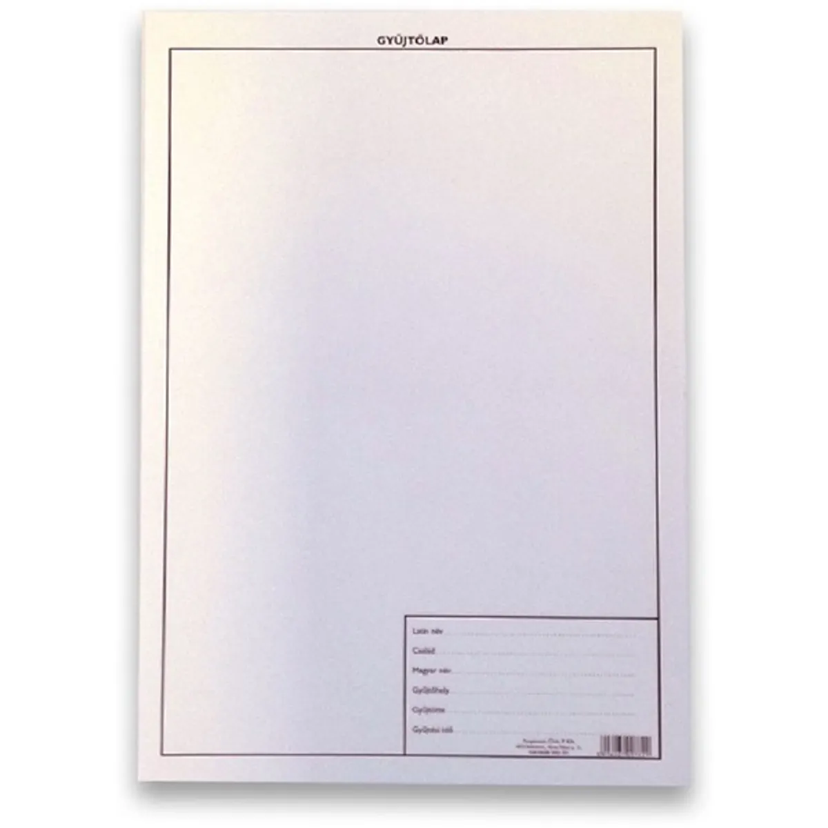 A4 1 ív növénygyűjtő pótlap #1