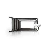 KE-Line 19" 1U fém patch rendező panel 73 mm-es gyűrűkkel #3