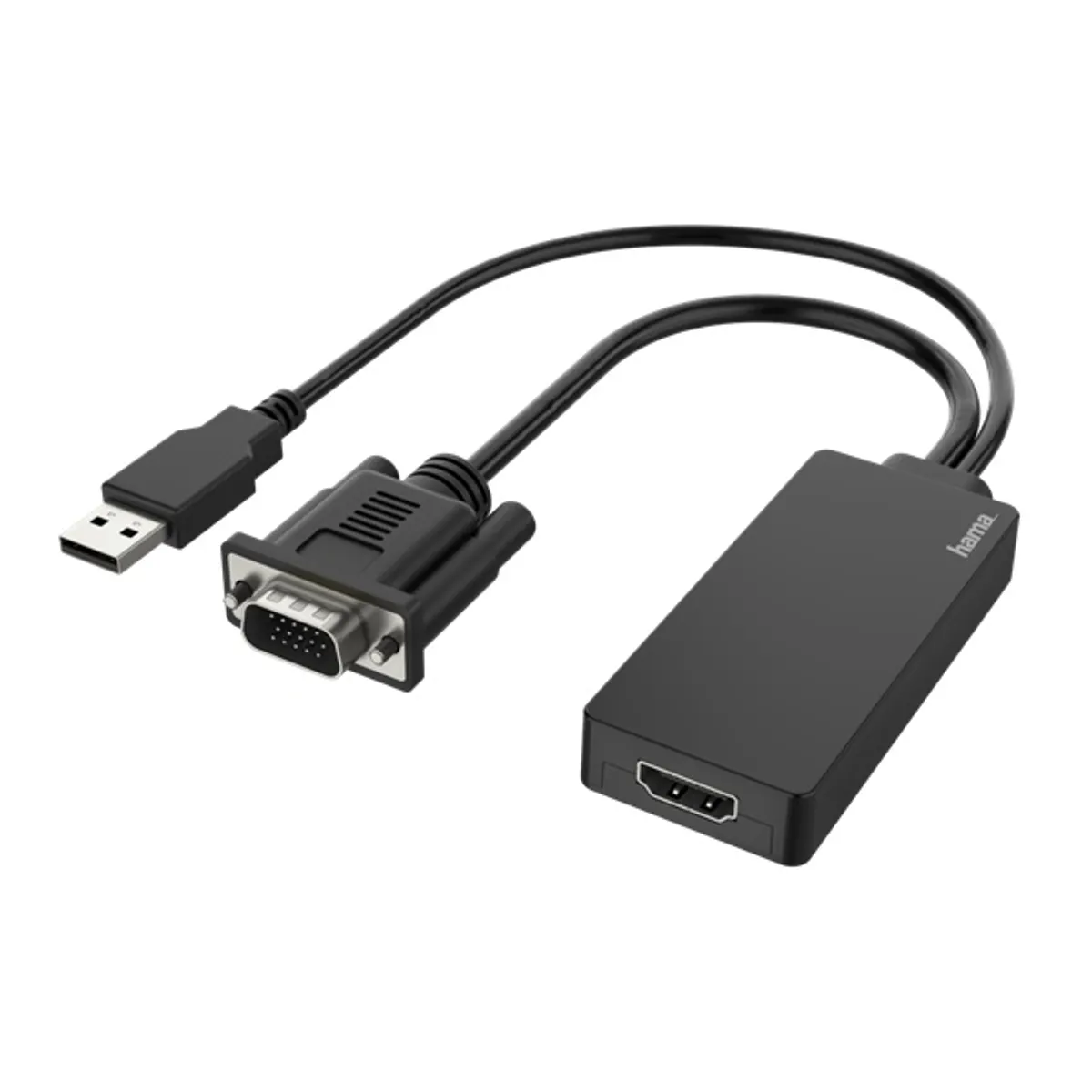 Hama 200342 FIC VGA + USB - HDMI adapter #1