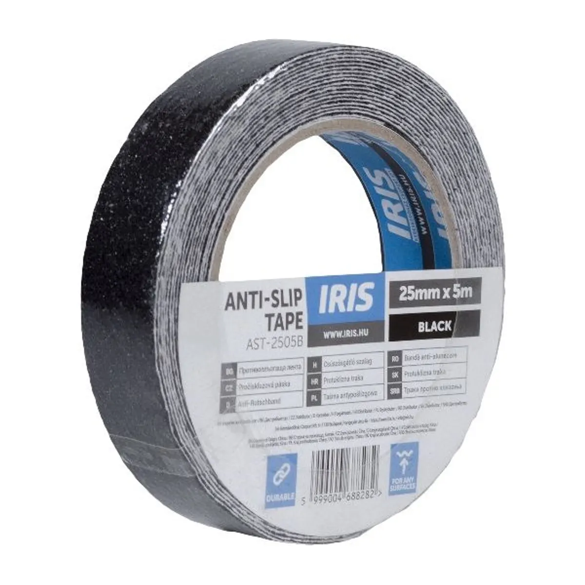 Iris fekete 25mmx5m csúszásgátló szalag #1